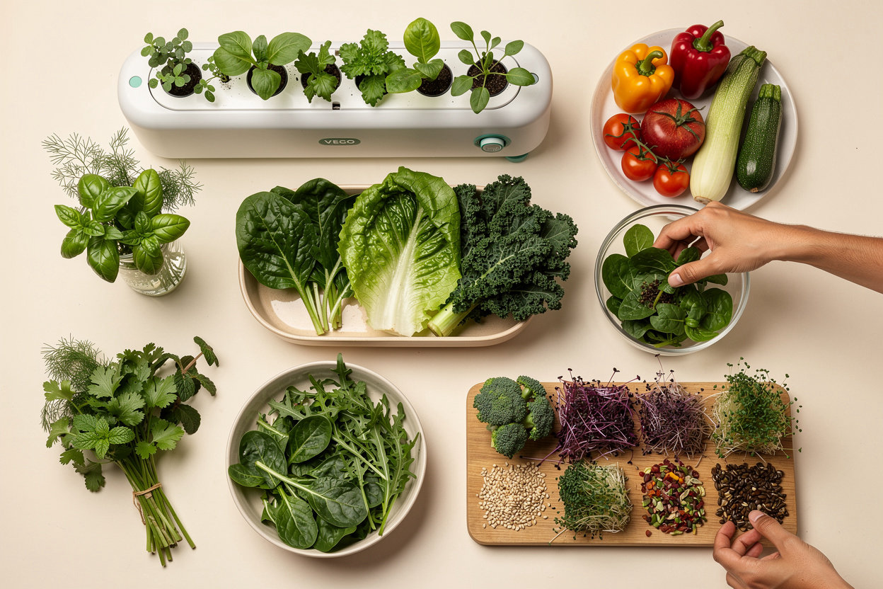 VEGCO | Digital Harvest fresh hydroponic leafy greens, herbs, and microgreens ready for delivery